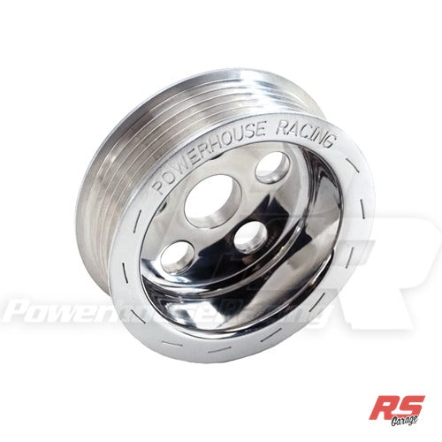 PHR Billet Aluminum Alternator Pulley, 2.9" OD (underdrive) -Polished