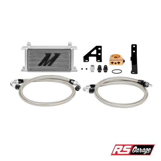Mishimoto Fits WRX STI 2015 EJ257 Thermo Oil Cooler Kit Silver