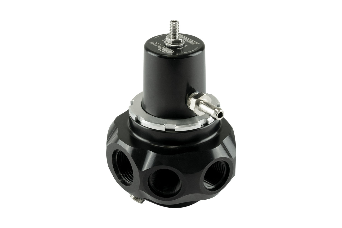 TS-0404-1242 Turbosmart FPR12 Pro 5 Port EFI Fuel Pressure Regulator Black 50-130 PSI -10 AN Inlet / 4x -8 AN Out