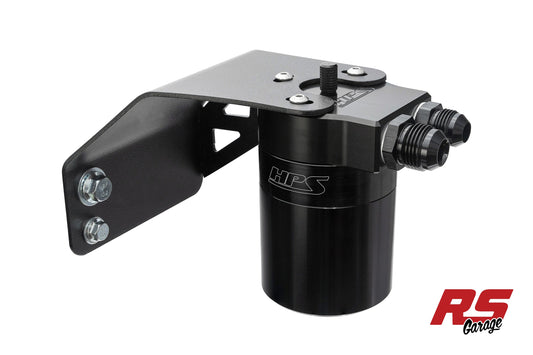 HPS Black Oil Catch Can 2008-2014 Subaru 2.5GT 2.5L Turbo
