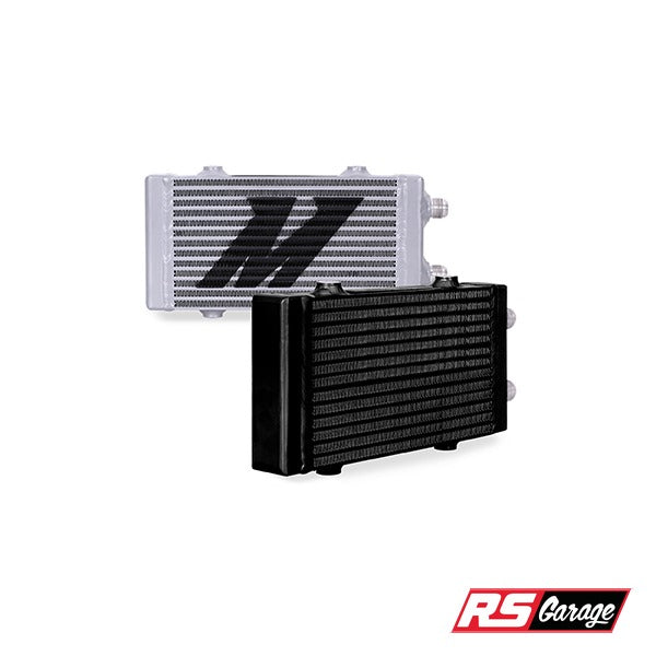 Mishimoto Universal Small Bar and Plate Dual Pass Black Oil Cooler