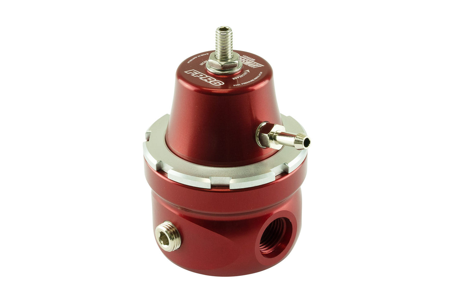 TS-0404-1024 Turbosmart FPR6 Fuel Pressure Regulator EFI 1:1 35-80 PSI -6 AN Red (Supersedes TS-0401-1110)