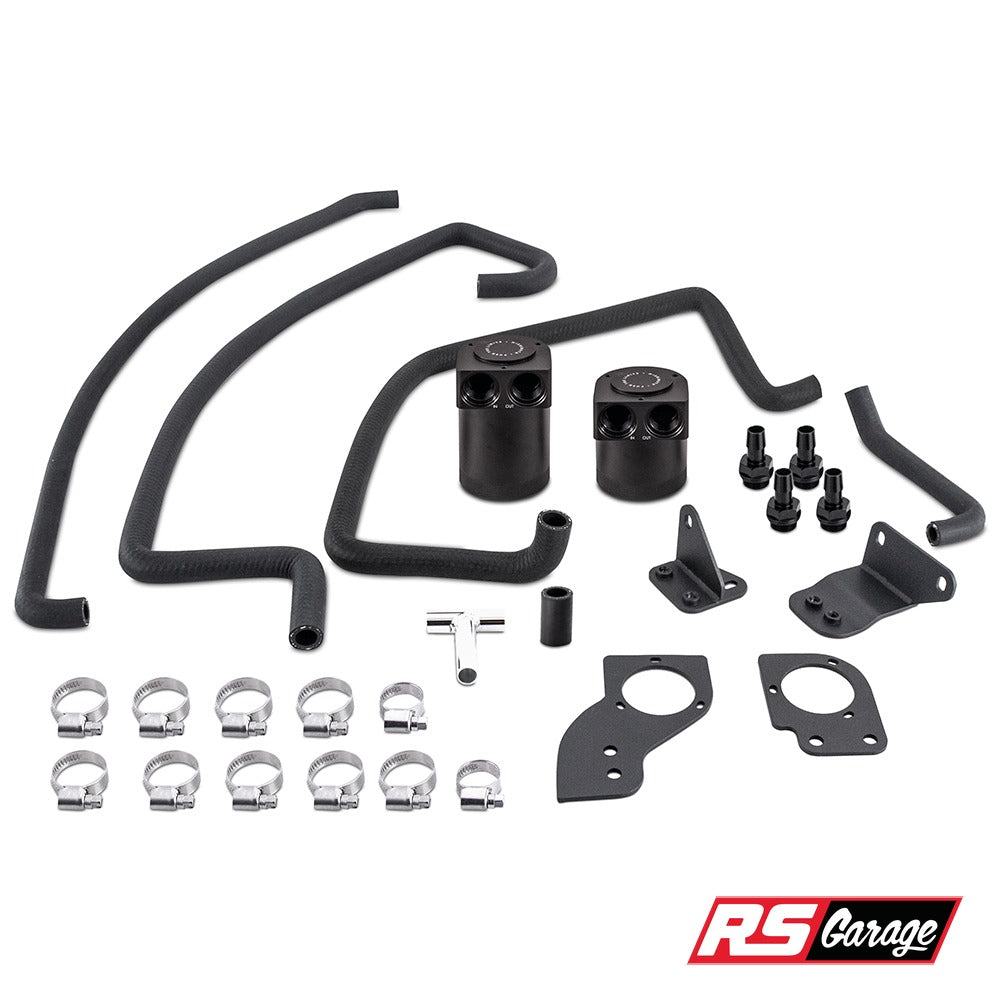Mishimoto PCV-Side Catch Can Kit Black Nissan 350Z 07-09 VQ35HR