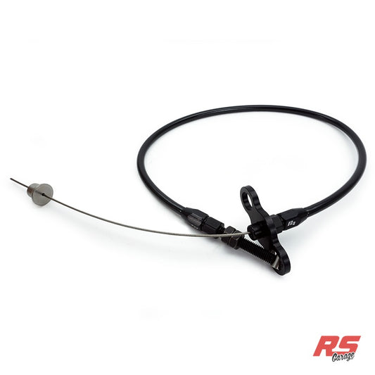 PHR Throttle Cable for Supra/SC300 - Black Edition -Factory Twin Turbo Intake Manifold -Left Hand Drive - (LHD) Left Hand Drive, Factory Twin Turbo Non-VVT-i, Black