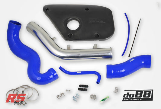 Do88 Volvo S60 V60 V70 T6 Inlet Pipe Blue Hoses Plastic cover
