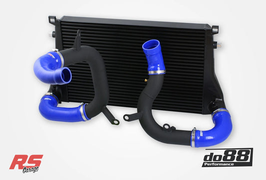 Do88 VAG 1.8T/2.0T (MQB) BigPack Intercooler Kit w/Blue Hoses