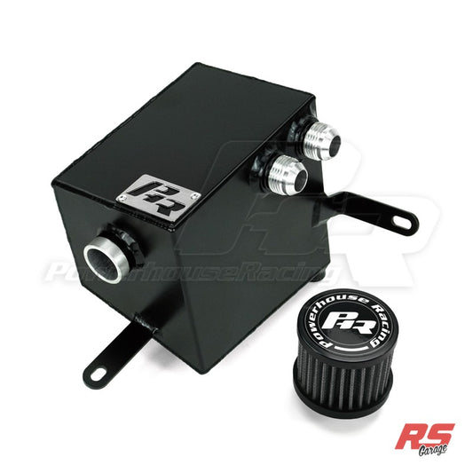 PHR Gen 2 Breather Tank for MKIV Supra, Left Hand Drive -Matte black powder coat