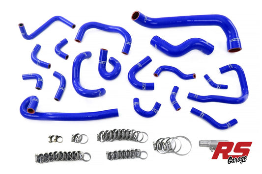 HPS Blue Silicone Radiator Heater Ancillary and Breather Hoses 1995-1998 Nissan Skyline GTR R33 RB26DETT Twin Turbo