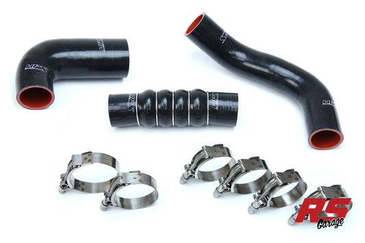 HPS Black Silicone Intercooler Hoses 2017-2019 Honda Civic Si 1.5L Turbo