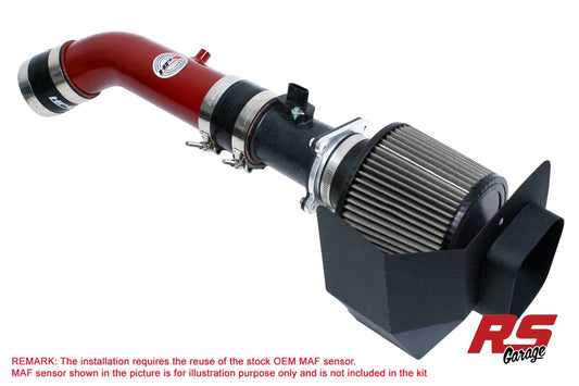 HPS Shortram Air Intake Red Includes Heat Shield Nissan 350Z 3.5L V6 VQ35DE 2003-2006