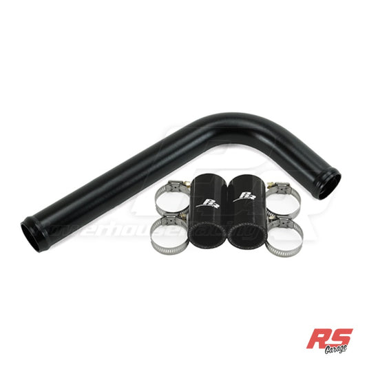 PHR Upper Radiator Pipe, for Non VVT-i, for OEM Supra upper waterneck -Matte black powder coat