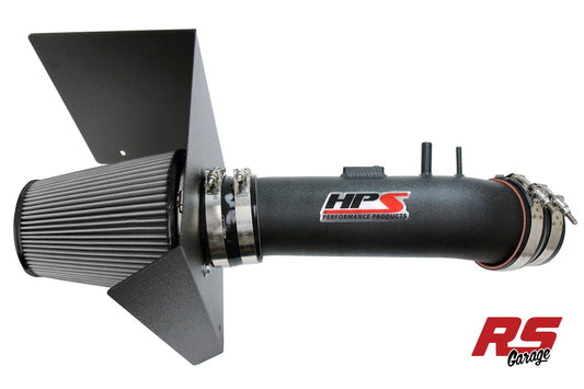 HPS Performance Shortram Air Intake 2012-2019 Toyota Tundra 5.7L V8 Includes Heat Shield Black