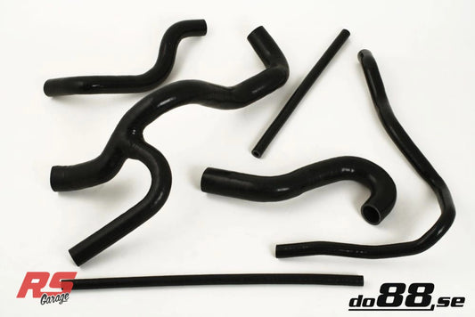 Do88 81-90 Audi Quattro/Ur-Quattro 2.2T 10V Radiator Hoses - Black
