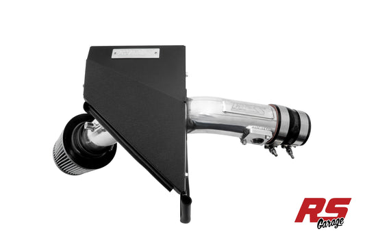 HPS Polished 837 Series Performance Air Intake 2009-2010 Subaru Impreza 2.5 GT 2.5L Turbo Converts to Shortram Intake