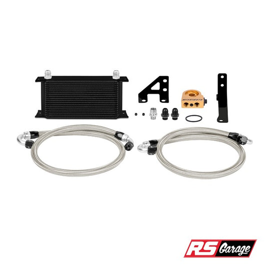Mishimoto Fits WRX STI 2015 EJ257 Thermo Oil Cooler Kit Black