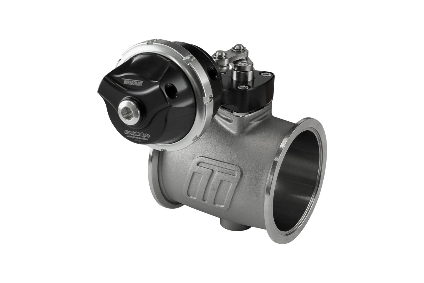 TS-0567-1242 Turbosmart PSG76CG Pneumatic StraightGate76 Compressed Gas 7psi Black