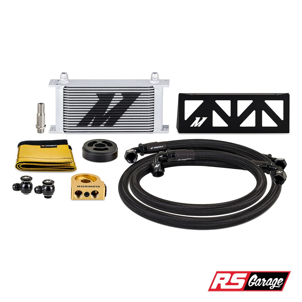 Mishimoto 22+ Subaru BRZ/Toyota GR86 Oil Cooler Kit Thermostatic - Silver
