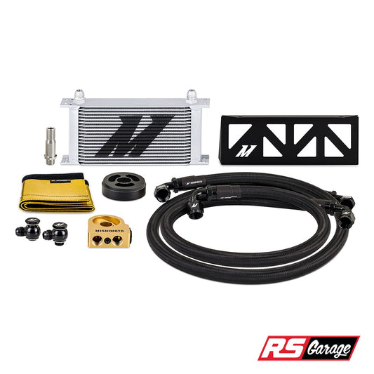 Mishimoto 22+ Subaru BRZ/Toyota GR86 Oil Cooler Kit Thermostatic - Silver