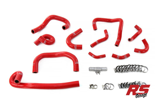 HPS Red Silicone Heater and Ancillary Hoses 1995-1998 Nissan Skyline GTR R33 RB26DETT Twin Turbo
