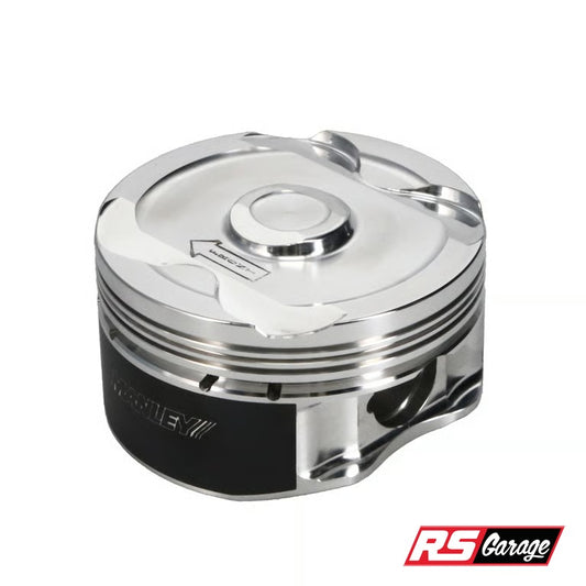 Manley 2018+ Ford Coyote 5.0L DOHC -6cc Dish 3.662in Bore 10:1 CR Platinum Piston Set