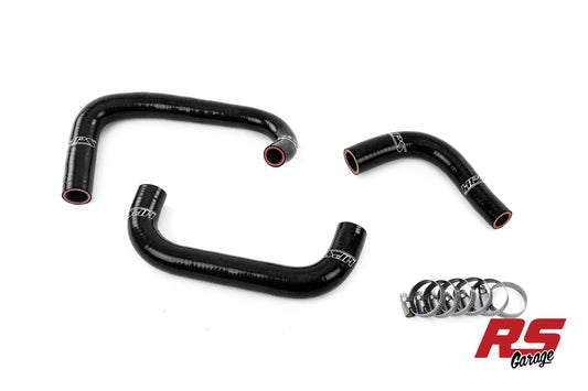 HPS High Temp Silicone Breather Hose Kit 1995-1998 Nissan Skyline GTR R33 RB26DETT Black