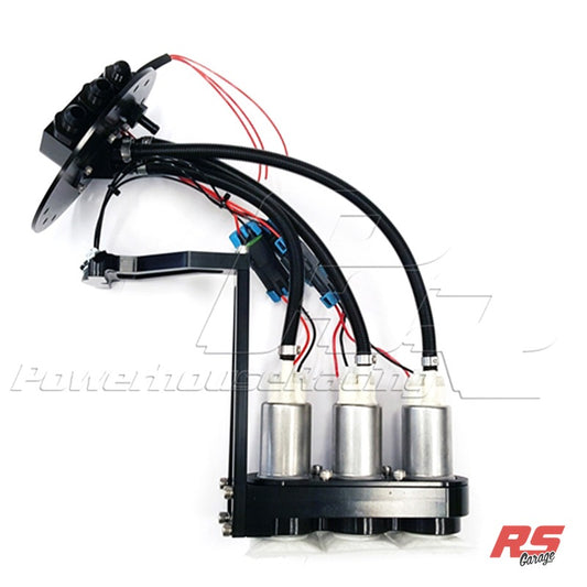 PHR Triple Walbro 400 and 525 LPH Fuel Pump Hanger for SC300
