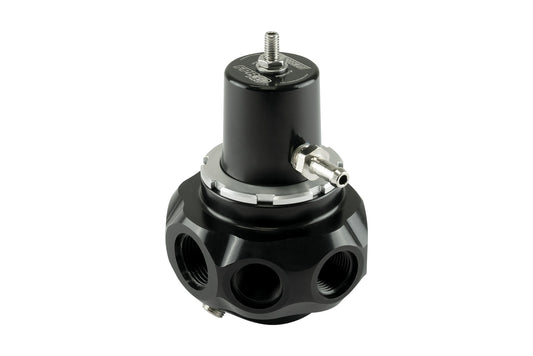 TS-0404-1242 Turbosmart FPR12 Pro 5 Port EFI Fuel Pressure Regulator Black 50-130 PSI -10 AN Inlet / 4x -8 AN Out