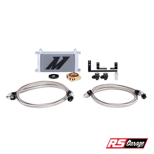 Mishimoto Oil Cooler Kit Thermostatic Silver For Miata 16+ ND PE-VPS 2.0L SkyActiv-G