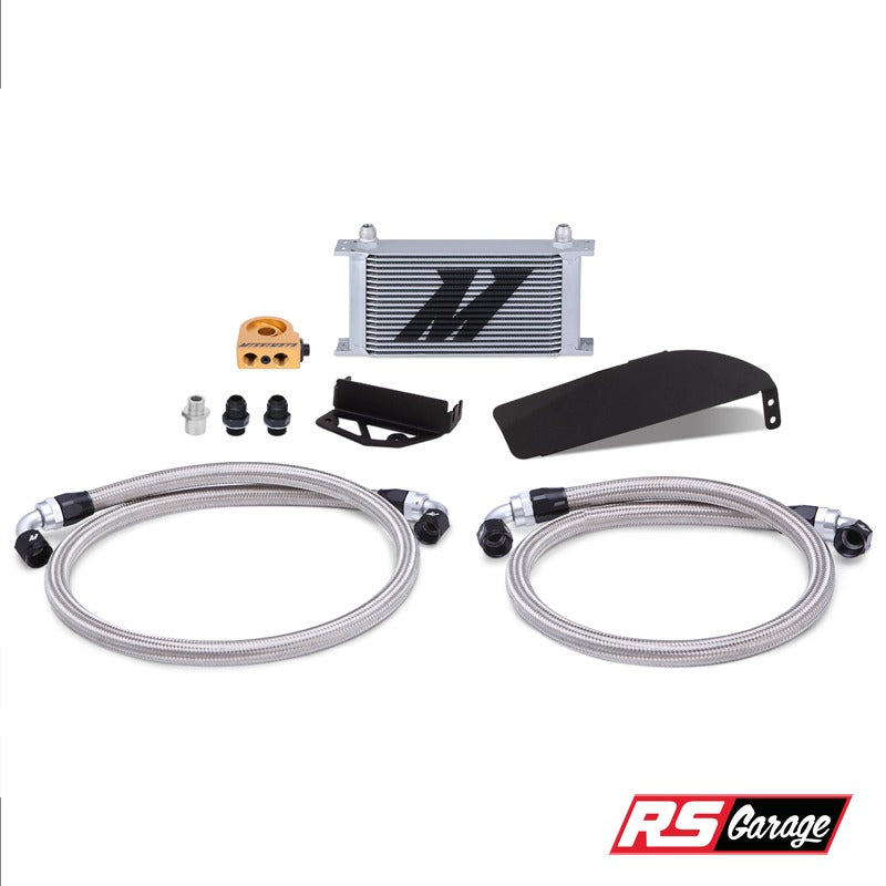 Mishimoto Direct Fit Oil Cooler Kit Silver Fits Civic Type R 17+ FK8 K20C1