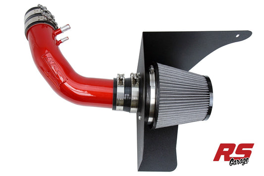 HPS Performance Cold Air Intake Kit 2015-2017 Ford Mustang 3.7L V6 Includes Heat Shield Red