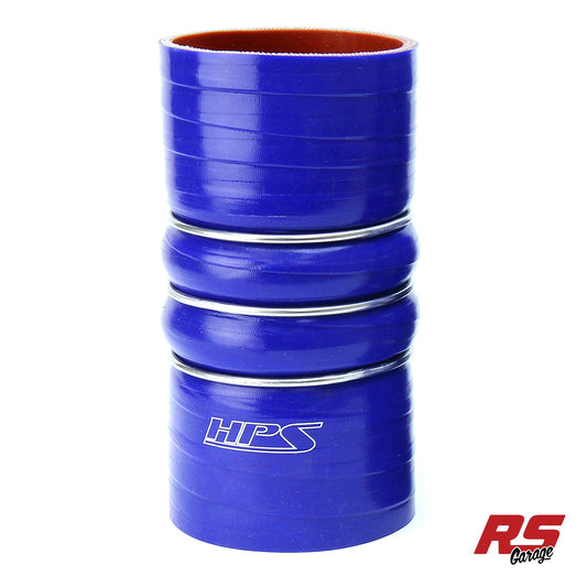 HPS 5" (127MM) ID 6" Long 4-PLY Polyester Blue Silicone Cac Hose Cold Side