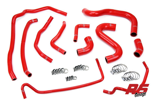 HPS Red Silicone Radiator and Heater Coolant Hose Kit 2015-2017 Ford Mustang GT 5.0L V8