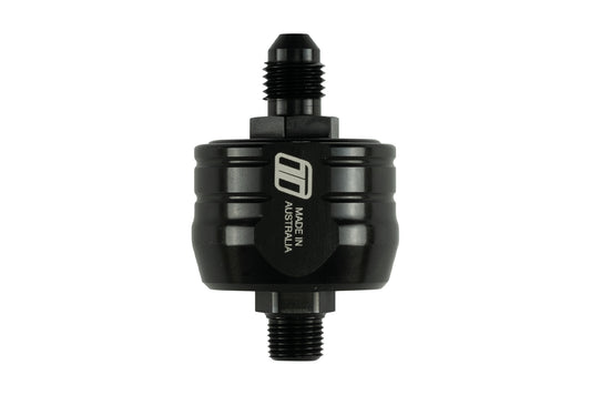 TS-0804-2201 Turbosmart Turbo Oil Filter 44um -4AN Inlet 1/8"NPT Outlet