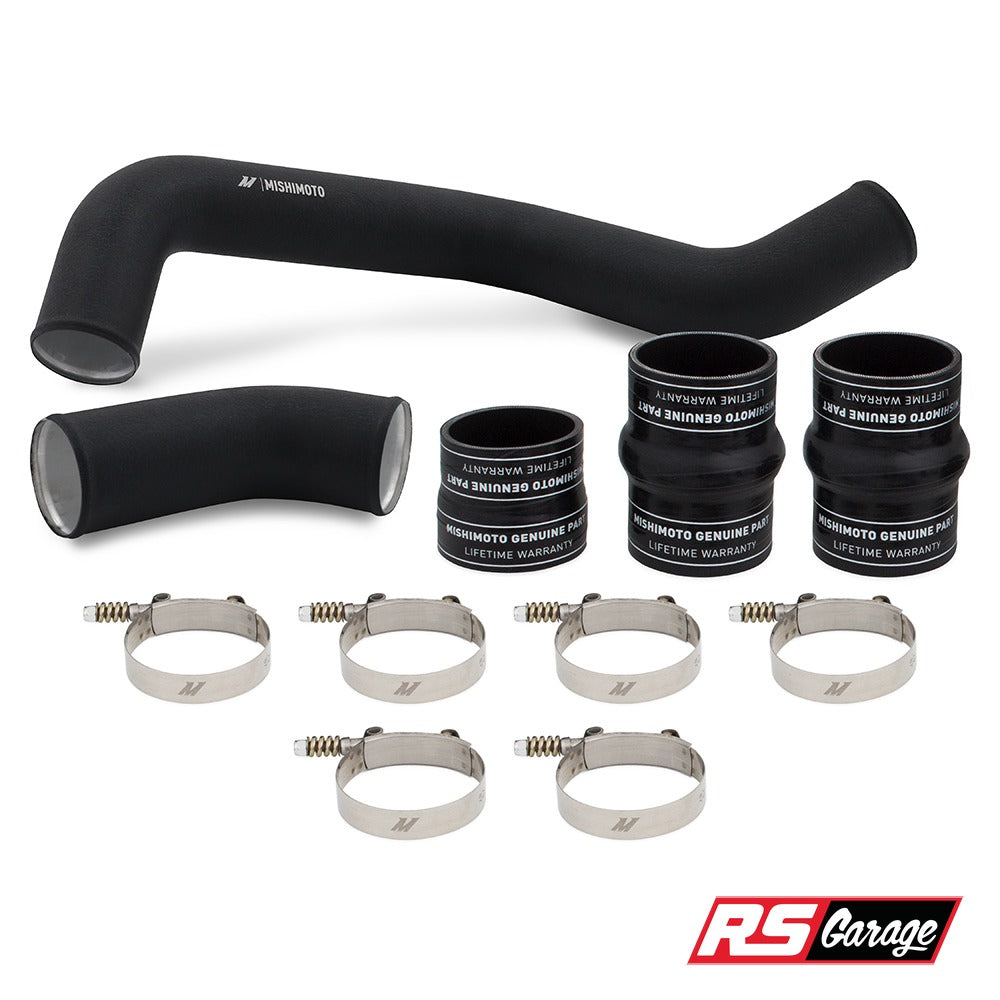 Mishimoto 17-19 GM 6.6L L5P Hot-Side Pipe and Boot Kit Wrinkle Black