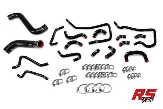 HPS Black Silicone Radiator Heater and Ancillary Hoses 2004 Subaru Impreza WRX 2.0L Turbo