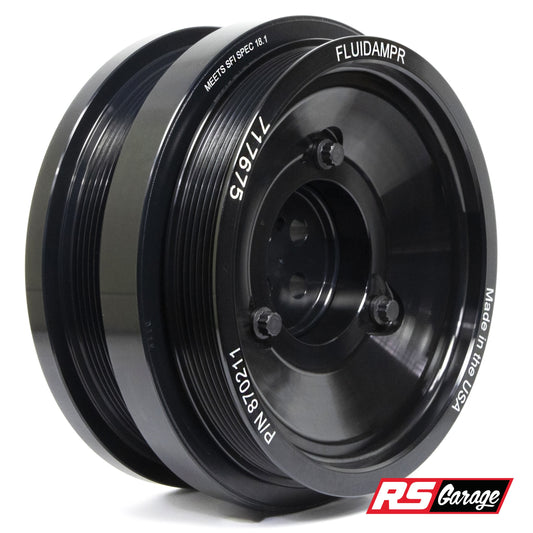 Fluidampr Ford PowerStroke 6.0L Dual Alternator Steel Externally Balanced Damper