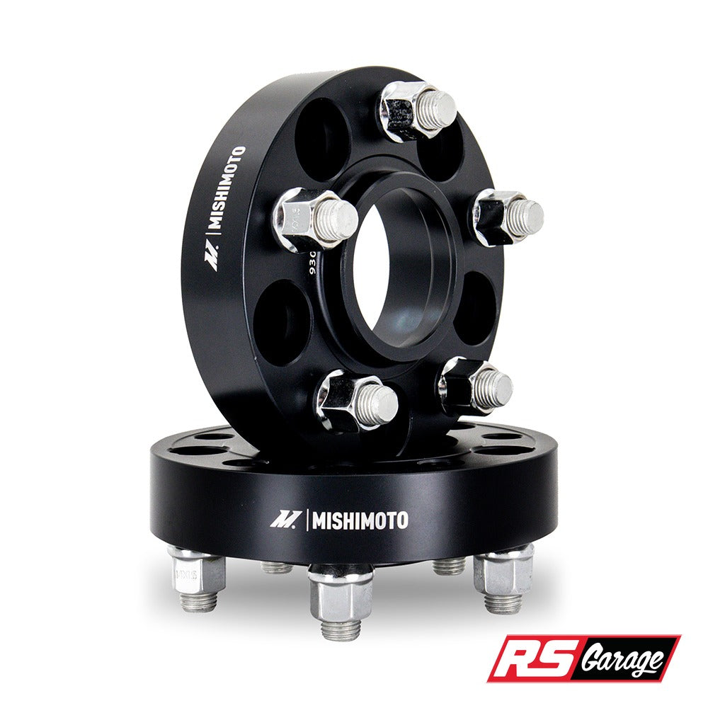 Mishimoto Wheel Spacers - 5x114.3 - 67.1 - 35 - M12 - Black