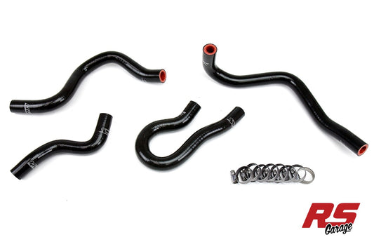 HPS Reinforced Black Silicone Heater Coolant Hose Kit for 1999-2000 Honda Civic EK Si B16 1.6L DOHC