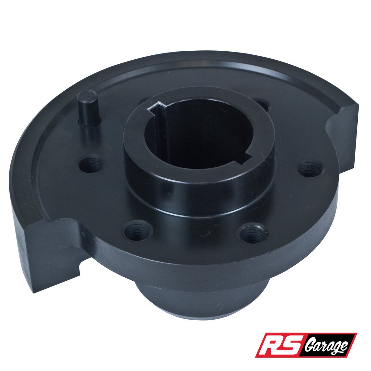 Fluidampr SBC Ext Balanced Dual (3/16in & 3/16in) Keyway Harmonic Balancer Adapter Hub (Hub Only)