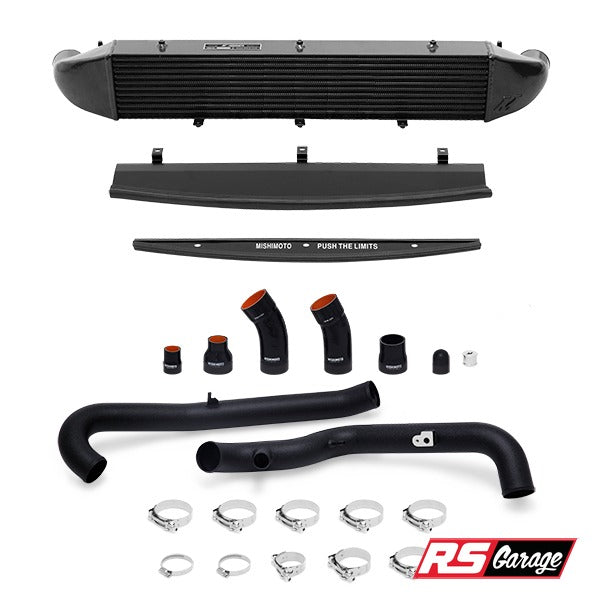 Mishimoto 2014-2016 Ford Fiesta ST 1.6L Front Mount Intercooler (Black) Kit w/ Pipes (Black)