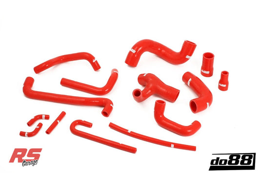 Do88 86-92 BMW M3 S14B23/S14B23 Evo II/S14B23 Evo III (E30) Coolant Hoses - Red