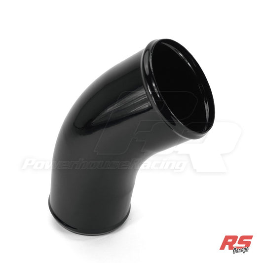 PHR 4" Intake Pipe for Single Turbo -Gloss black powder coat - Pipe only