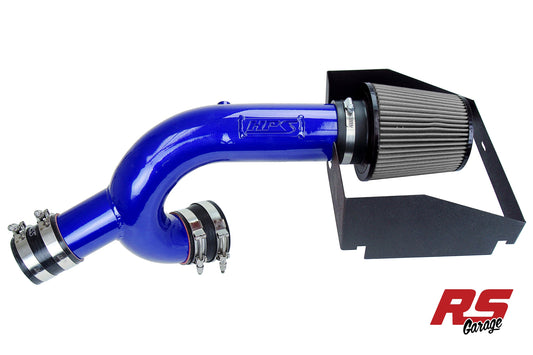 HPS Blue 827 Series Performance Air Intake 2017-2025 Ford F-150 Raptor 3.5L V6 Includes Heat Shield; Does Not Fit Hybrid Models