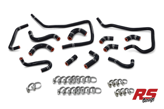 HPS Black Silicone Ancillary Hoses 2002-2003 Subaru Impreza WRX 2.0L Turbo