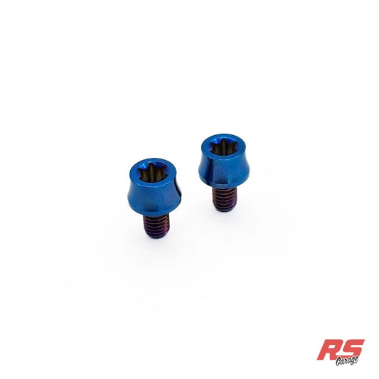 Titanium Bolt Kit for IS300 Radiator Tie Downs (Support Brackets) -PVD Blue