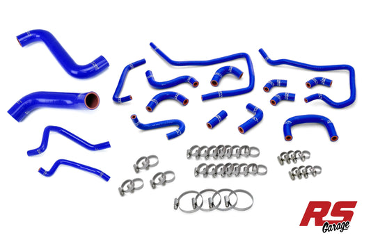 HPS Blue Silicone Radiator Heater and Ancillary Hoses 2004 Subaru Impreza WRX 2.0L Turbo