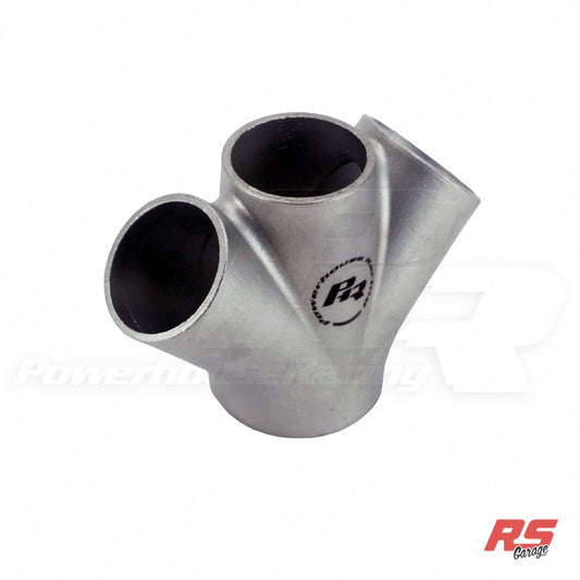 Collector -304 Stainless Steel -Cast -1.5" pipe SCH10 (1.68" ID) Triple Inlet -2.0" pipe SCH10 (2.16" ID) Single Outlet