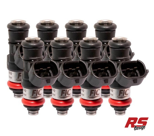 Fuel Injector Clinic 2150cc (240 Lbs/Hr At OE 58 Psi Fuel Pressure) FIC Fuel Injector Clinic Injector Set for Holley GM Composite Intakes (High-Z)