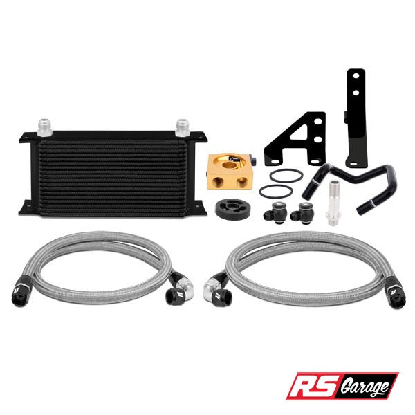 Mishimoto Fits Subaru WRX 2015 FA20DIT Thermostatic Oil Cooler Kit Black