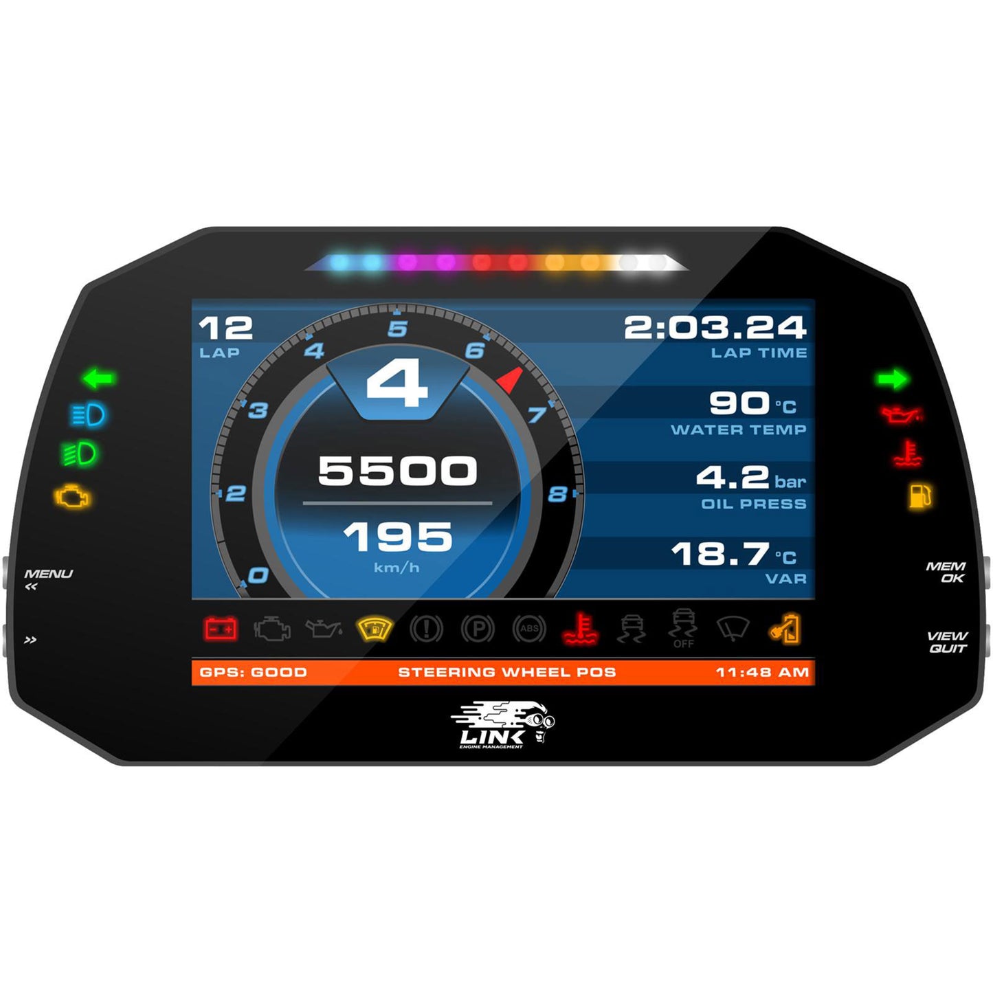 100-0172 Link Link Mxg Strada 7-Inch Dash - Street Edition